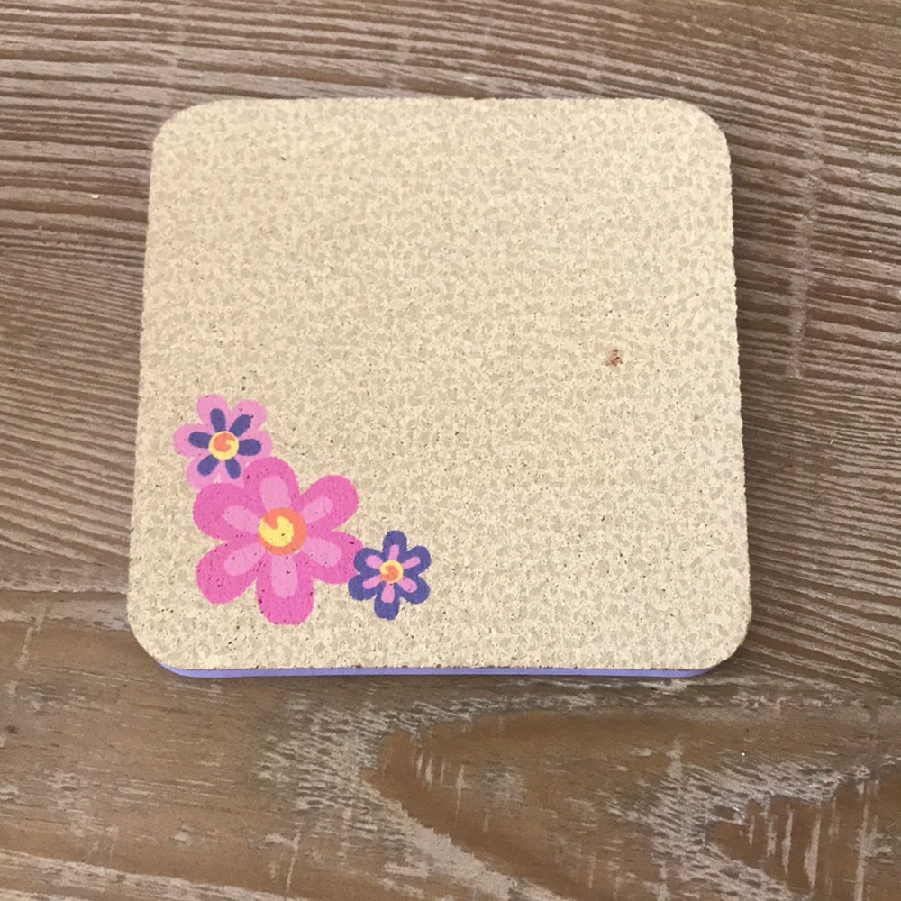 Floral Cork Magnet